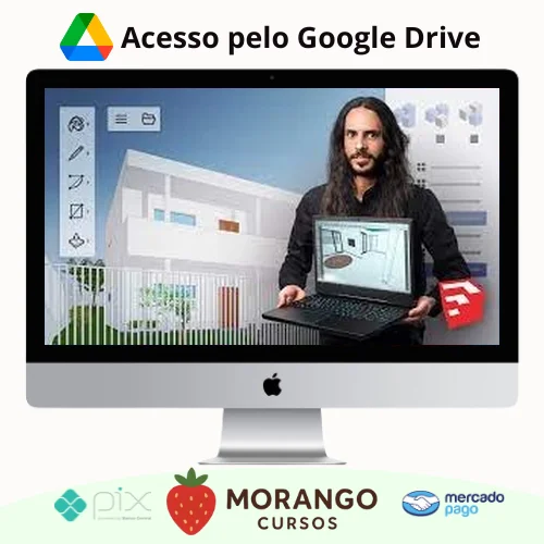 Imagem do rateio do curso Domestika: SketchUp para iniciantes em modelagem 3D - Guilherme Coblinski Tavares [ESPANHOL]