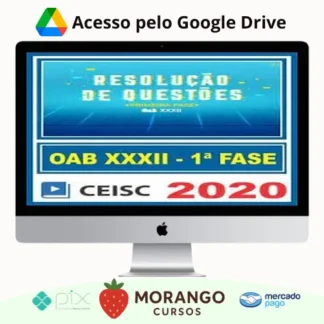 Imagem do rateio do curso 1ª Fase OAB XXXII - CEISC