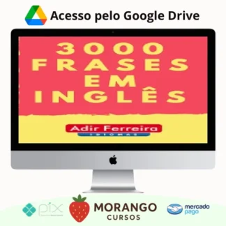 Imagem do rateio do curso 3000 (Frases + Áudio) em Inglês - Adir Ferreira
