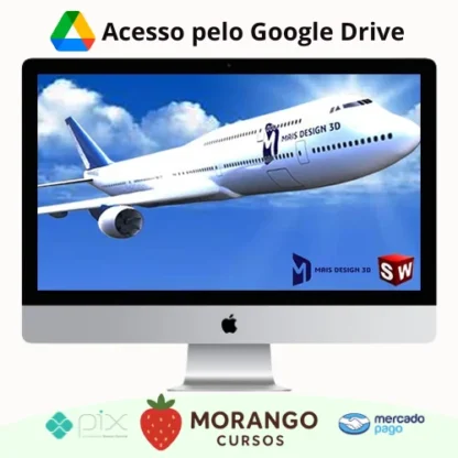 Imagem do rateio do curso Dominando o Solidworks: Modelagem Avançada por Superfície - Jonathan Ribeiro