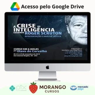 Imagem do rateio do curso A Crise da Inteligência Segundo Roger Scruton - Olavo de Carvalho