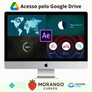 Imagem do rateio do curso Adobe After Effects Infographics & Data Visualization - Nshuti Paulin [INGLÊS]