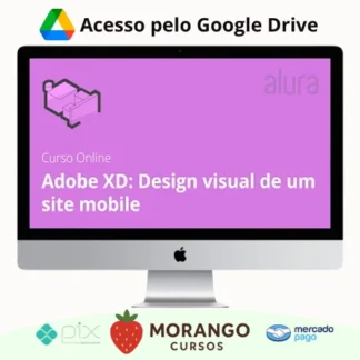 Imagem do rateio do curso Adobe XD Design Visual de um Site Mobile - Alura