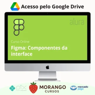 Imagem do rateio do curso Alura: Figma, Componentes da Interface - André Lisboa