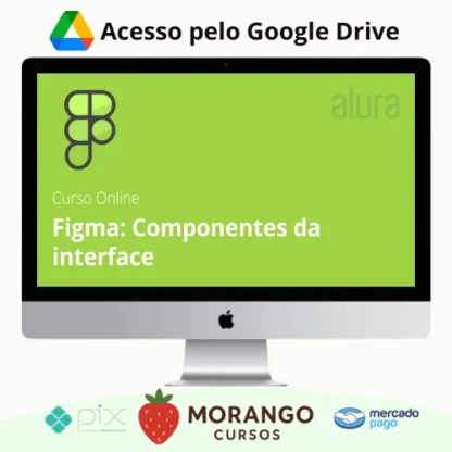 Imagem do rateio do curso Alura: Figma, Componentes da Interface - André Lisboa
