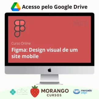 Imagem do rateio do curso Alura: Figma, Design Visual de um Site Mobile - André Lisboa