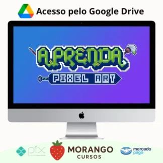 Imagem do rateio do curso Aprenda Pixel Art com passos Simples no Piskel - Yuri Medeiros