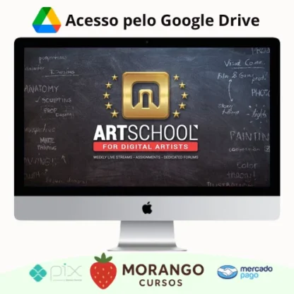 Imagem do rateio do curso Art School For Digital Artists - Marc Brunet [INGLÊS]