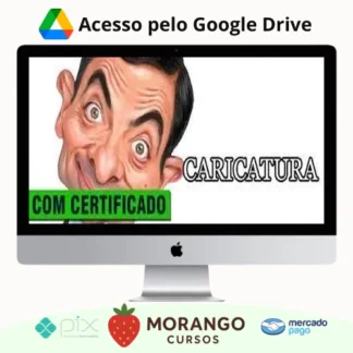 Imagem do rateio do curso Caricatura Total - Portal Luciano Augusto