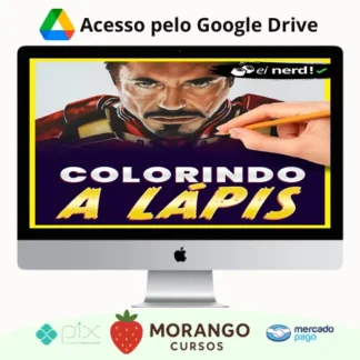 Imagem do rateio do curso Colorindo a Lapis - Ei Nerd
