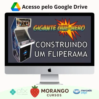 Imagem do rateio do curso Construindo um Fliperama - Marcenaria do Gigante Gue-Hero