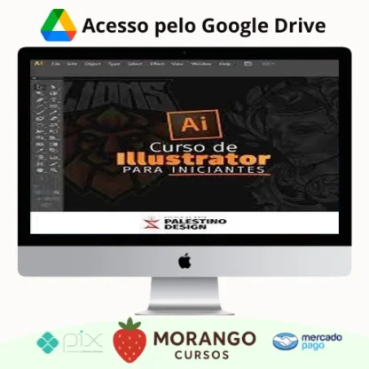 Imagem do rateio do curso Curso de Adobe Illustrator (Básico ao Avançado) - Palestino Designer