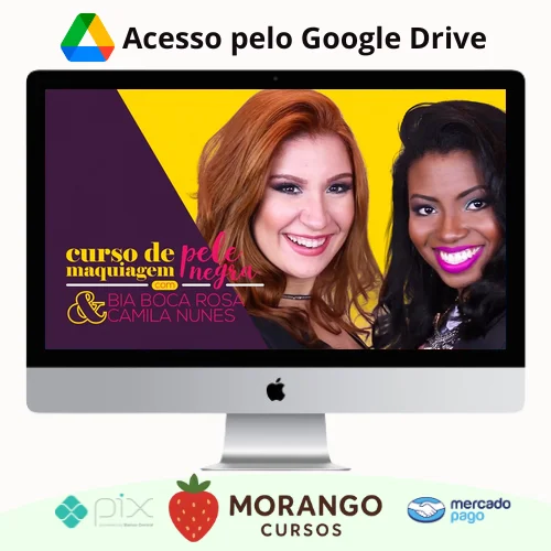 Imagem do rateio do curso Curso de Maquiagem Para Pele Negra - Bianca Andrade E Camila Nunes