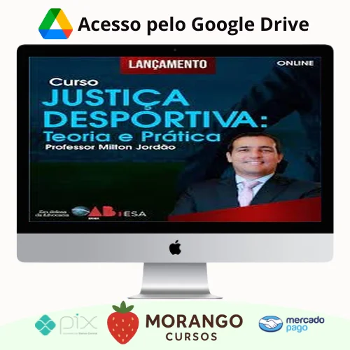 Imagem do rateio do curso Curso Justiça Desportiva (teoria e prática) - Milton Jordão