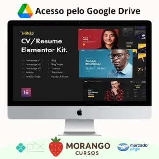 Imagem do rateio do curso CVPortfolio Elementor Template Kit - Thomas