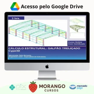 Imagem do rateio do curso Cype3D: Galpão Treliçado - Ítallo Bernardo
