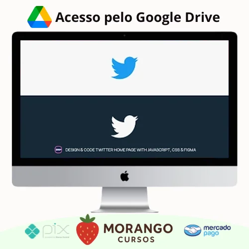 Imagem do rateio do curso Design and Code Twitter Home Page with JavaScript, CSS & Figma - Hossein Boroji [INGLÊS]