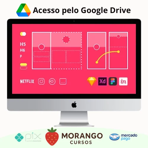 Imagem do rateio do curso Design de Interfaces do Zero ao Avançado UI com foco em UX - Leandro Rezende