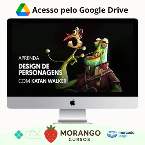 Imagem do rateio do curso Design de Personagem no Photoshop: Katan Walker - UNHIDE School
