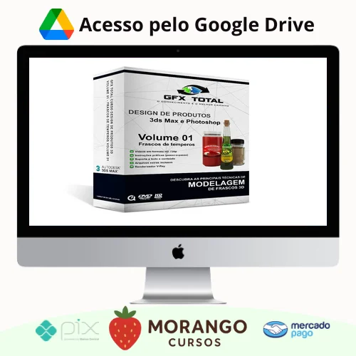 Imagem do rateio do curso Design de Produtos Vol I: 3ds Max e Photoshop - GFX Total