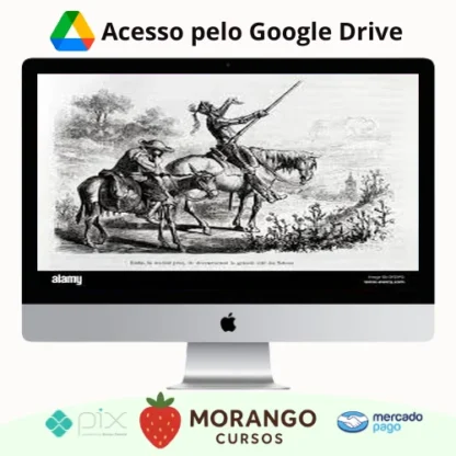 Imagem do rateio do curso Dom Quixote Parte I e II - Miguel de Cervantes