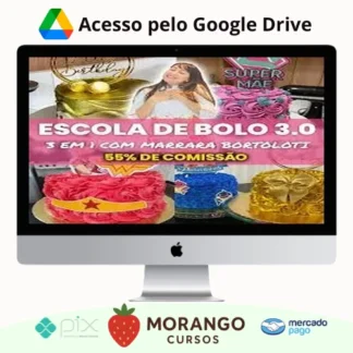 Imagem do rateio do curso Escola de Bolo - Marrara Bortoloti