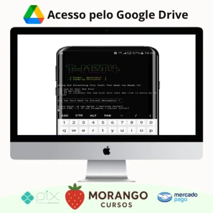 Imagem do rateio do curso Grampeando Celulares Android com Kali Linux - Rafael Cintra Lopes