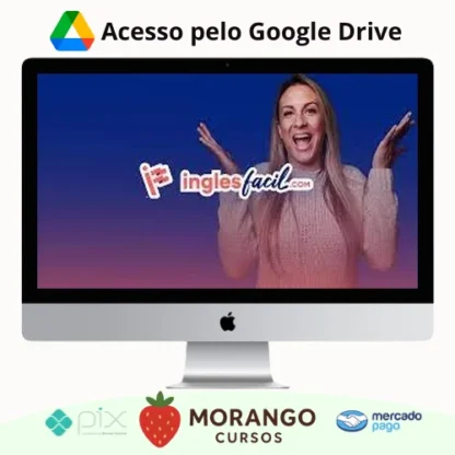 Imagem do rateio do curso Inglês Fácil: Seu Inglês Fluente em 120 aulas - Yasmin Anders