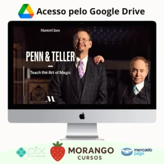 Imagem do rateio do curso MasterClass: Teach the Art of Magic - Penn & Teller [INGLÊS]