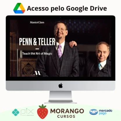 Imagem do rateio do curso MasterClass: Teach the Art of Magic - Penn & Teller [INGLÊS]