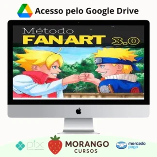 Imagem do rateio do curso Método Fanart 3.0 - Mayara Rodrigues
