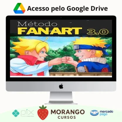 Imagem do rateio do curso Método Fanart 3.0 - Mayara Rodrigues