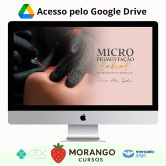 Imagem do rateio do curso Micropigmentação Labial do iniciante ao Avançado - Método Alan Spadone