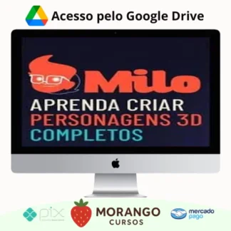 Imagem do rateio do curso Milo: Aprenda a Criar Personagens 3D Completos - Mascoteria School