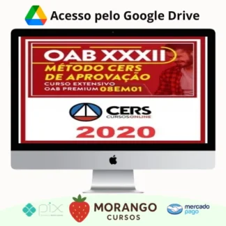 Imagem do rateio do curso OAB XXXII CERS 2020: Método CERS de Aprovação - CERS