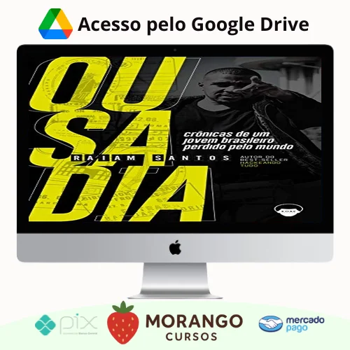 Imagem do rateio do curso Ousadia Crônicas de Um Jovem Brasileiro Perdido Pelo Mundo - Raiam Santos