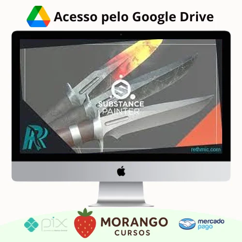 Imagem do rateio do curso Substance Painter2 e Modelagem de Assets para Jogos AAA - Danilo Castagine