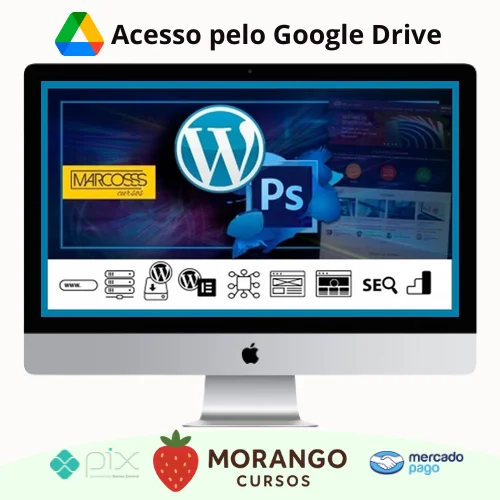 Imagem do rateio do curso Wordpress, Photoshop, Elementor Intenso e Abrangente Para Sites - Marcos Cursos