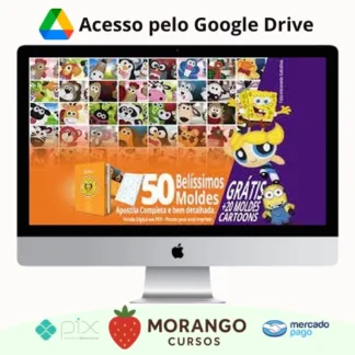 Imagem do rateio do curso 50 Moldes de Bichinhos Decorativos + Brinde - Autor Desconhecido