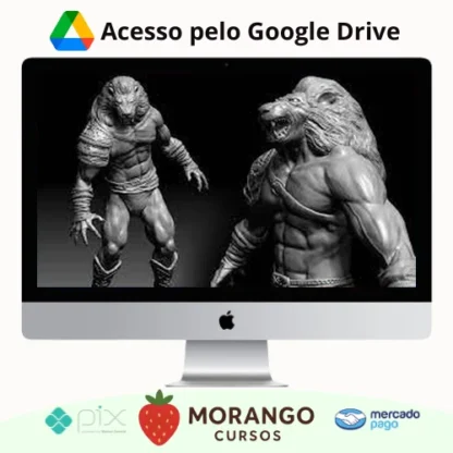 Imagem do rateio do curso Character Base Mesh Sculpting in ZBrush - Sumanta Das [INGLÊS]