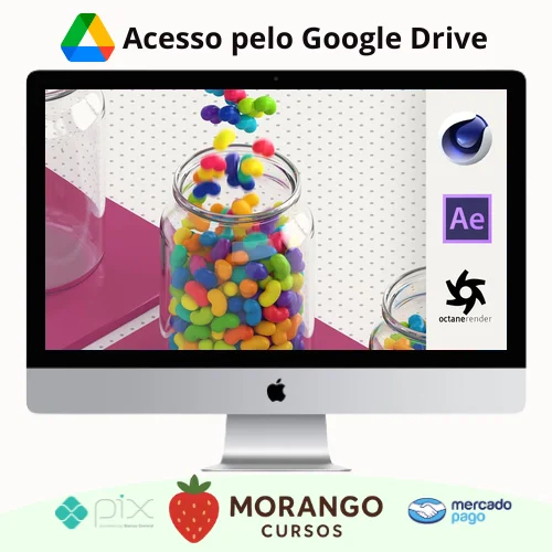 Imagem do rateio do curso Cinema 4D Looping 3D Animation for Instagram and GIF - CG Shortcuts [INGLÊS]