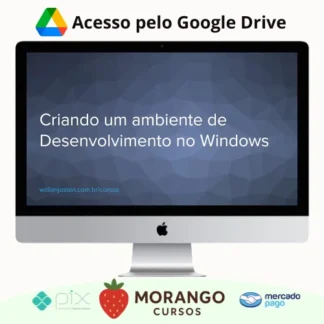 Imagem do rateio do curso Curso Criando um Ambiente de Desenvolvimento no Windows - Willian Justen
