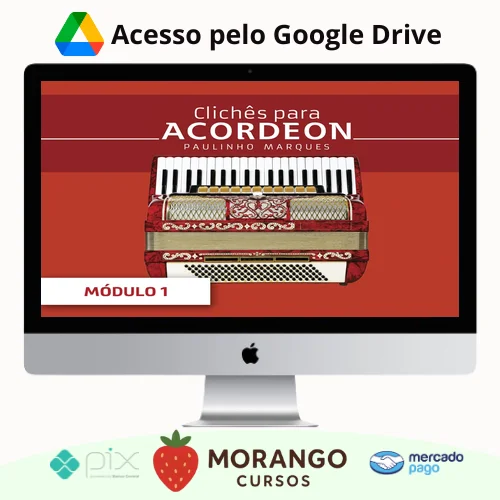 Imagem do rateio do curso Curso de Acordeon Intermediário: Vol. 2 - Paulinho Marques