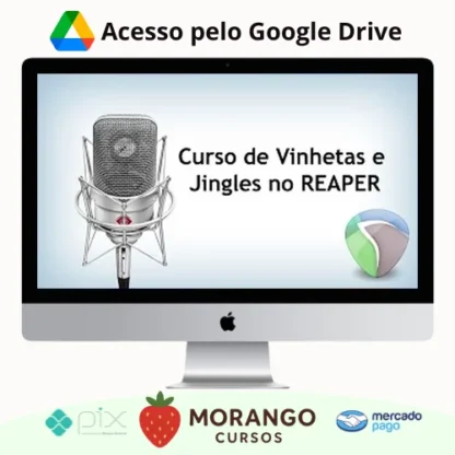 Imagem do rateio do curso Curso Produção de Vinhetas e Jingles - Márcio Mourão