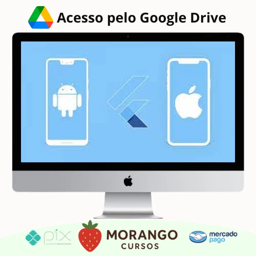 Imagem do rateio do curso Desenvolvimento Android e IOS com Flutter: Crie 15 Apps - Jamilton Damasceno