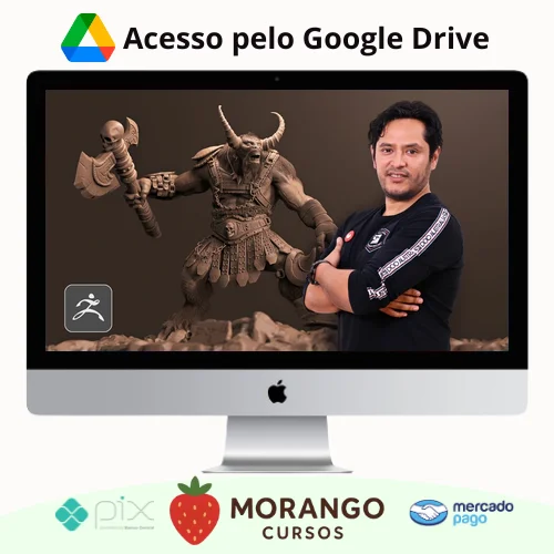 Imagem do rateio do curso DOMESTIKA: Escultura Digital de Criaturas Fantásticas com o ZBrush - Luis Alberto Gayoso Berrospi [ESPANHOL]