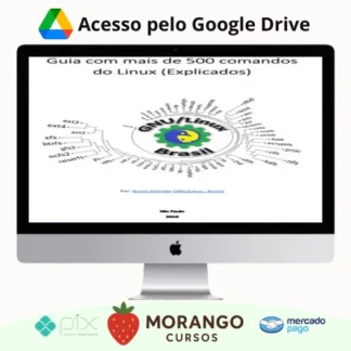 Imagem do rateio do curso Guia com Mais de 500 Comandos do Linux - Bruno Andrade