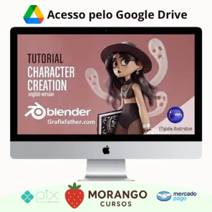 Imagem do rateio do curso Gumroad: Character Creation in Blender - Giulia Marchetti [INGLÊS]