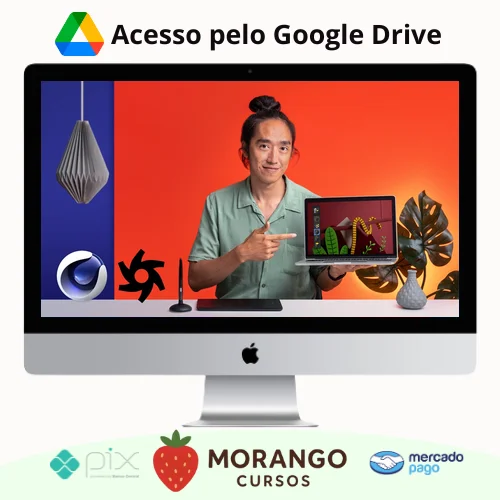 Imagem do rateio do curso Introdução à Animação 3D em Cinema 4D e V-RAY - Crehana [ESPANHOL]