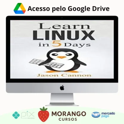 Imagem do rateio do curso Learn Linux In 5 Days - Jason Cannon [INGLÊS]